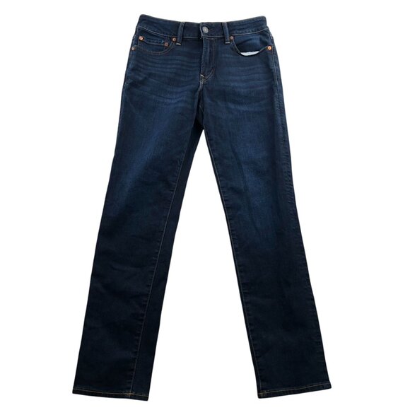 American Eagle Mens Jeans Size 29x32 Flex Slim Straight Jeans Blue Dark Denim - Picture 1 of 14